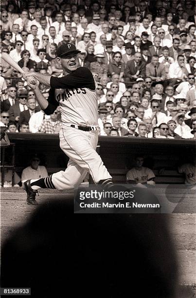 Baseball: World Series, Pittsburgh Pirates Rocky Nelson in action vs New York Yankees, 10/5/1960--
