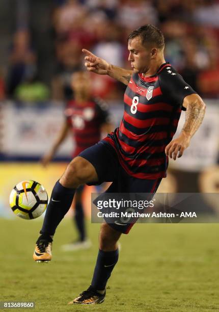 Jordan Morris of the United States in action during the 2017 CONCACAF Gold Cup Group B match between the United States and Martinique at Raymond...