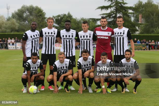 From left to right, up : Gilles Sunu, Baptiste Guillaume, Ismael Traore, Pierrick Capelle, Alexandre Letellier and Romain Thomas of Angers From left...
