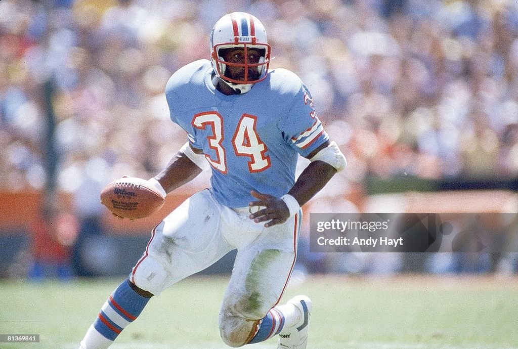 Houston Oilers Earl Campbell...