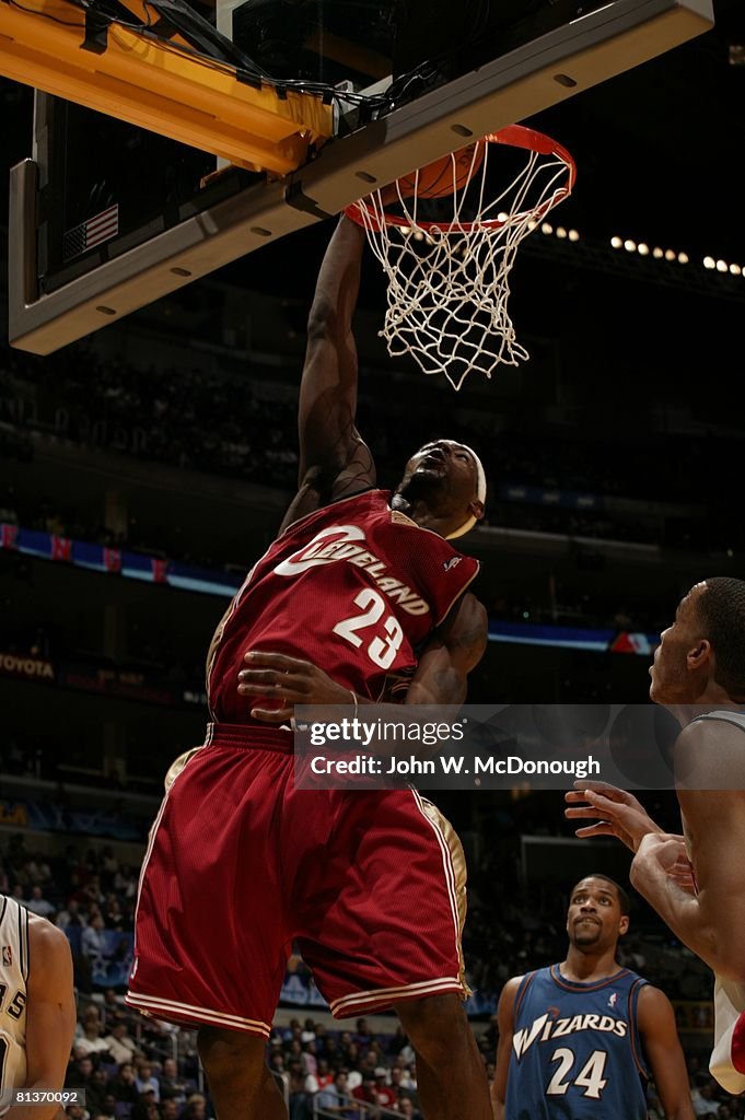 All Star Rookie Class All Star Rookie Game, Cleveland Cavaliers LeBron James in action ...
