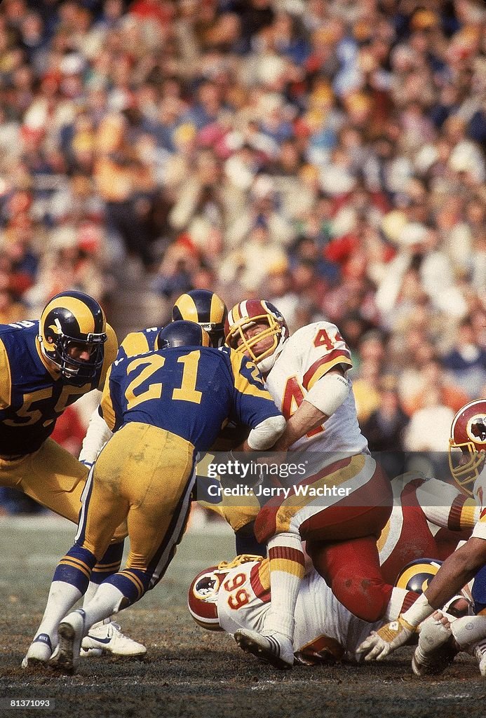 44 Redskins John Riggins NFC playoffs, Washington Redskins John Riggins in action vs Los... News ...