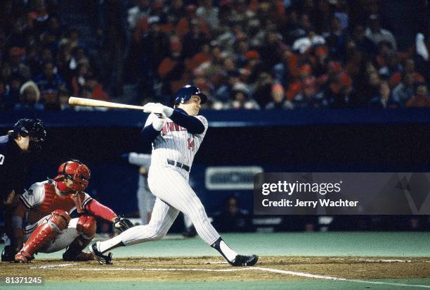 Baseball: World Series, Minnesota Twins Kent Hrbek in action vs St, Louis Cardinals, St, Louis, MO