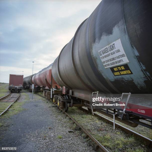 Shell Oil Train Crude Oil Rail Photos and Premium High Res Pictures - Getty Images