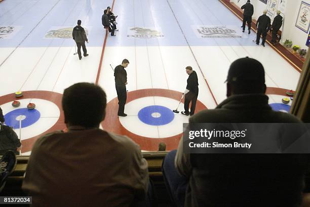 Curling: North Dakota Championship, Miscellaneous view of the house and arena, Grafton, ND 1/16/2003