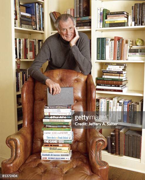Sports Illustrated via Getty Images writer Frank Deford author of 14 sports books