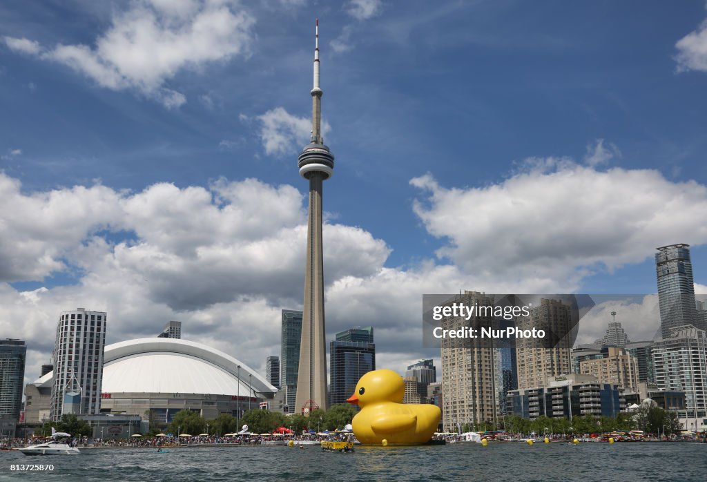 World's Largest Rubber Duck in Toronto
