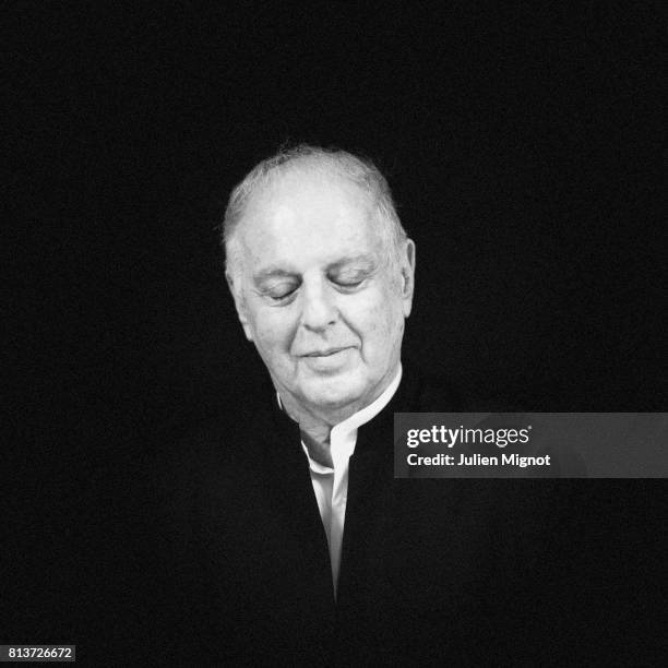 Pianist and Conductor Daniel Barenboim is photographed for Self Assignment, on April 24, 2016 in Paris, France.