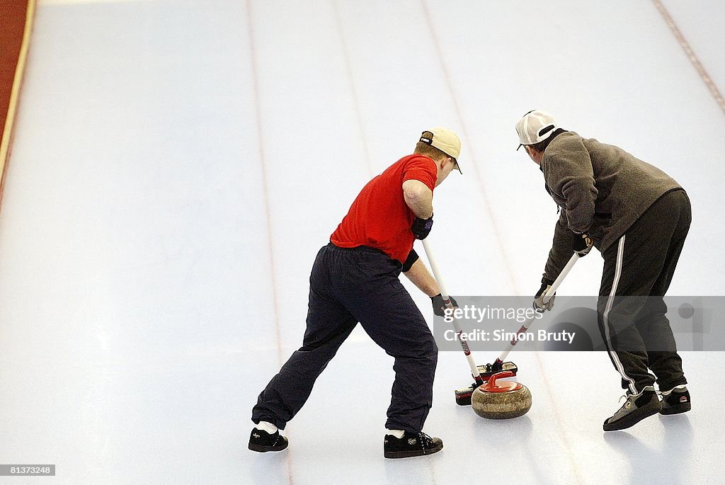 Scott Nash and Dave Staveteig, 2003 North Dakota Curling Championship