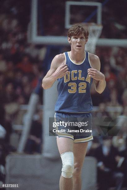 College Basketball: UCLA Bill Walton during game vs Notre Dame, South Bend, IN 1/29/1972