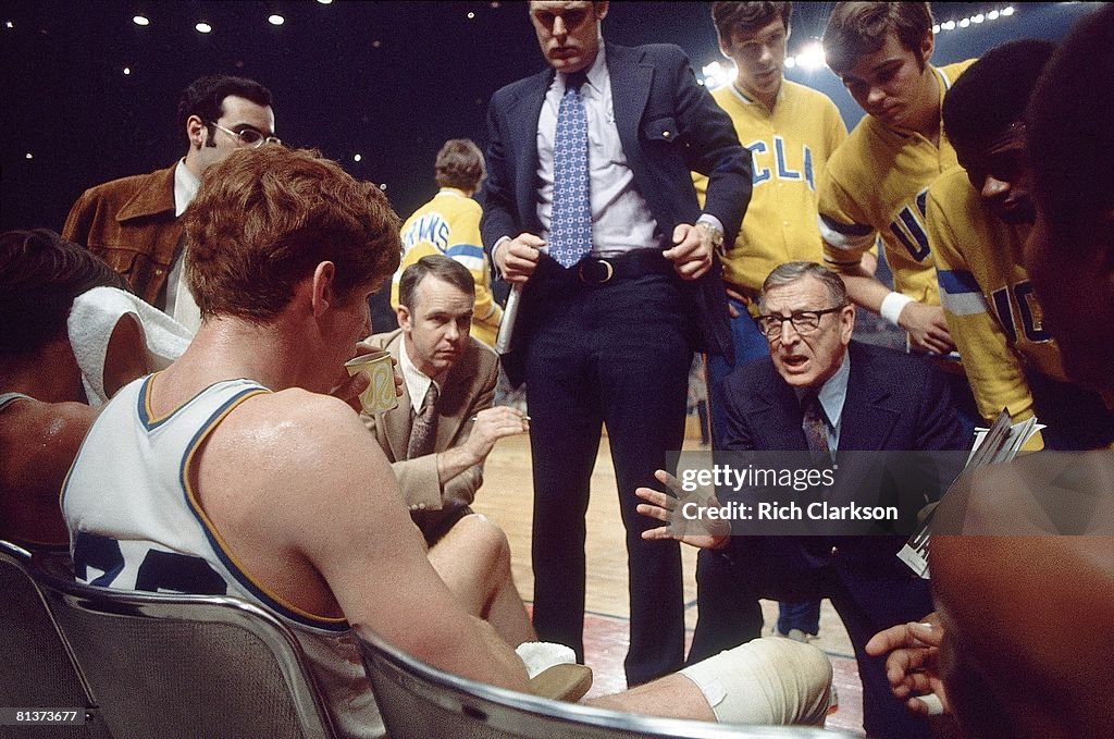 UCLA Coach John Wooden, 1972 NCAA Finals