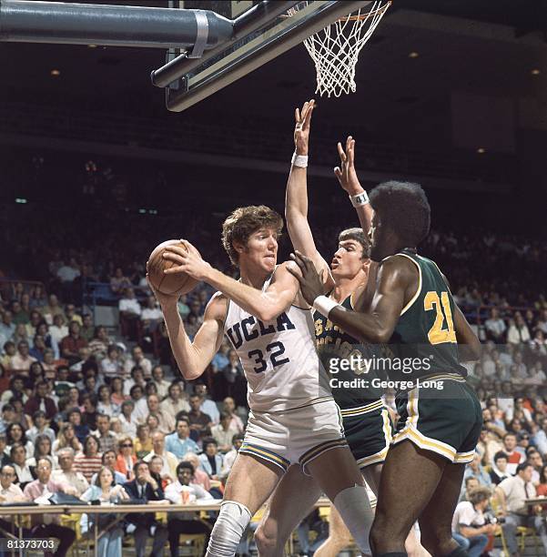 College Basketball: NCAA Playoffs, UCLA Bill Walton in action vs University of San Francisco, Tucson, AZ 3/16/1974