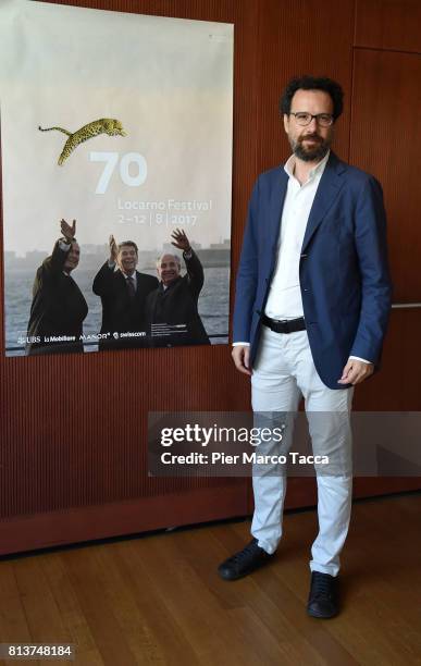 Artistic Director of Locarno Film Festival, Carlo Chatrian attends the Locarno Festival press conference on July 13, 2017 in Milan, Italy.