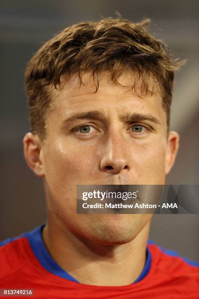 Matt Besler of the United States looks on during the 2017 CONCACAF Gold Cup Group B match between the United States and Martinique at Raymond James...