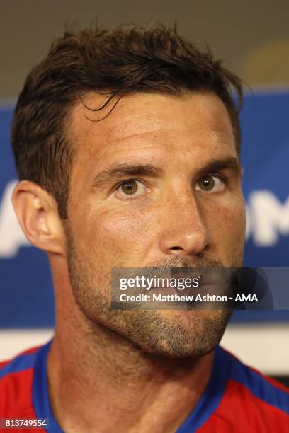 Chris Pontius of the United States looks on during the 2017 CONCACAF Gold Cup Group B match between the United States and Martinique at Raymond James...