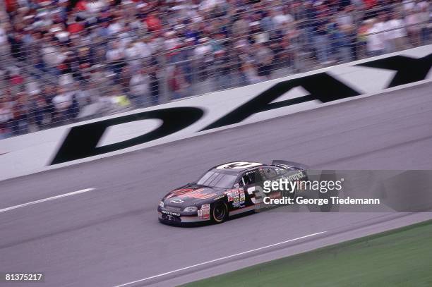 Auto Racing: NASCAR Daytona 500, Dale Earnhardt Sr, in action during race, Daytona, FL 2/15/1998