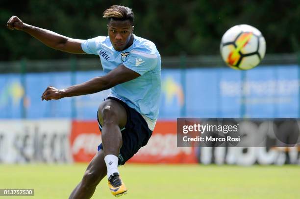 Balde Diao Keita of SS Lazio during the SS Lazio Pre-Season Training Camp - Day 4 on July 13, 2017 in Pieve di Cadore, Italy.