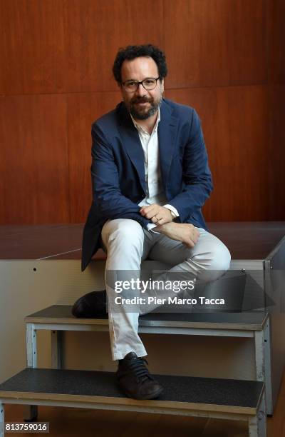 Artistic Director of Locarno Film Festival, Carlo Chatrian attends the Locarno Festival press conference on July 13, 2017 in Milan, Italy.