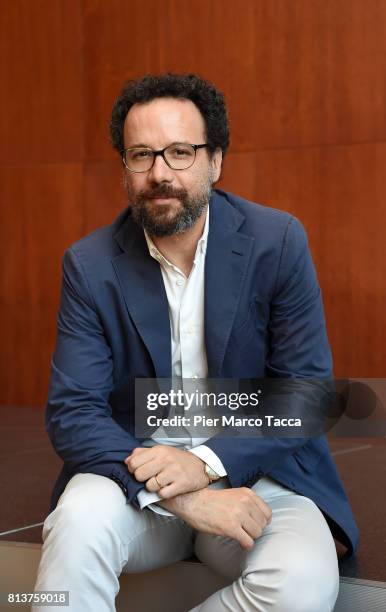 Artistic Director of Locarno Film Festival, Carlo Chatrian attends the Locarno Festival press conference on July 13, 2017 in Milan, Italy.