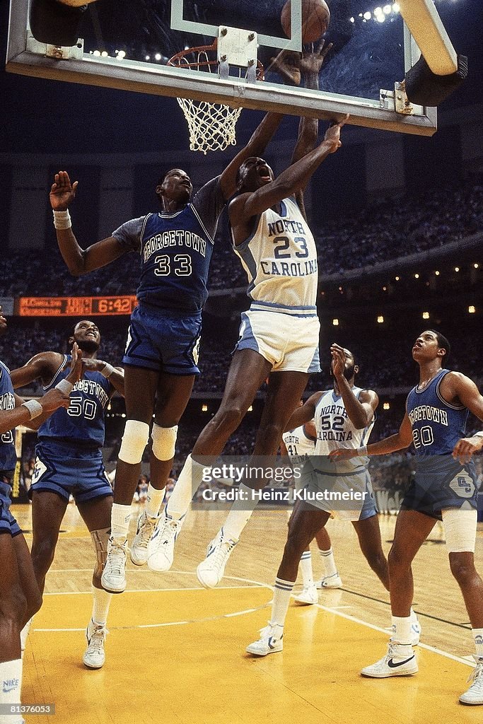 Final Four North Carolina Michael Jordan In Action Vs Georgetown final-four-north-carolina-michael-jordan-in-action-vs-georgetown