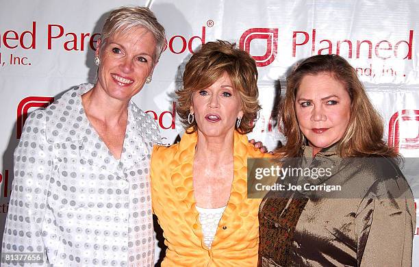 President of Planned Parenthood Federation of America and Planned Parenthood Action Fund Cecile Richards, actress Jane Fonda and actress Kathleen...