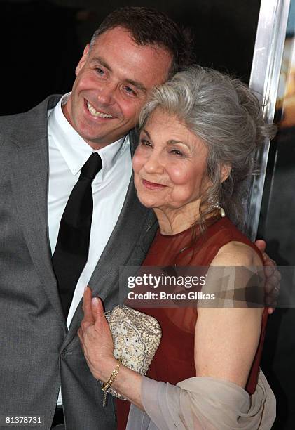Actor David Eigenberg and actress Lynn Cohen attend the premiere of "Sex and the City: The Movie" at Radio City Music Hall on May 27, 2008 in New...