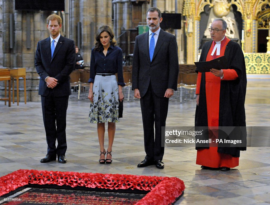 King Felipe VI State Visit to UK