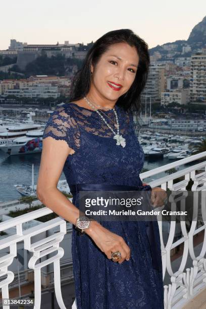 Ankie Lau attends the Friends Of Sheba Medical Center 'DRINK.DANCE.DONATE' event at Hotel Hermitage on July 12, 2017 in Monaco, Monaco.
