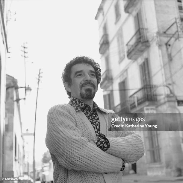 Portrait of Colombian author and journalist Gabriel Garcia Marquez. May 1972.