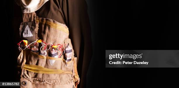 suicide bomber vest - terrorist attack stock pictures, royalty-free photos & images