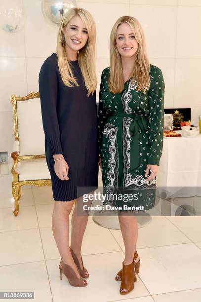 Dr Vanessa and Dr Lisa Creaven attend the launch of Spotlight Whitening into Boots UK at St Martins Lane Hotel on July 13, 2017 in London, England.