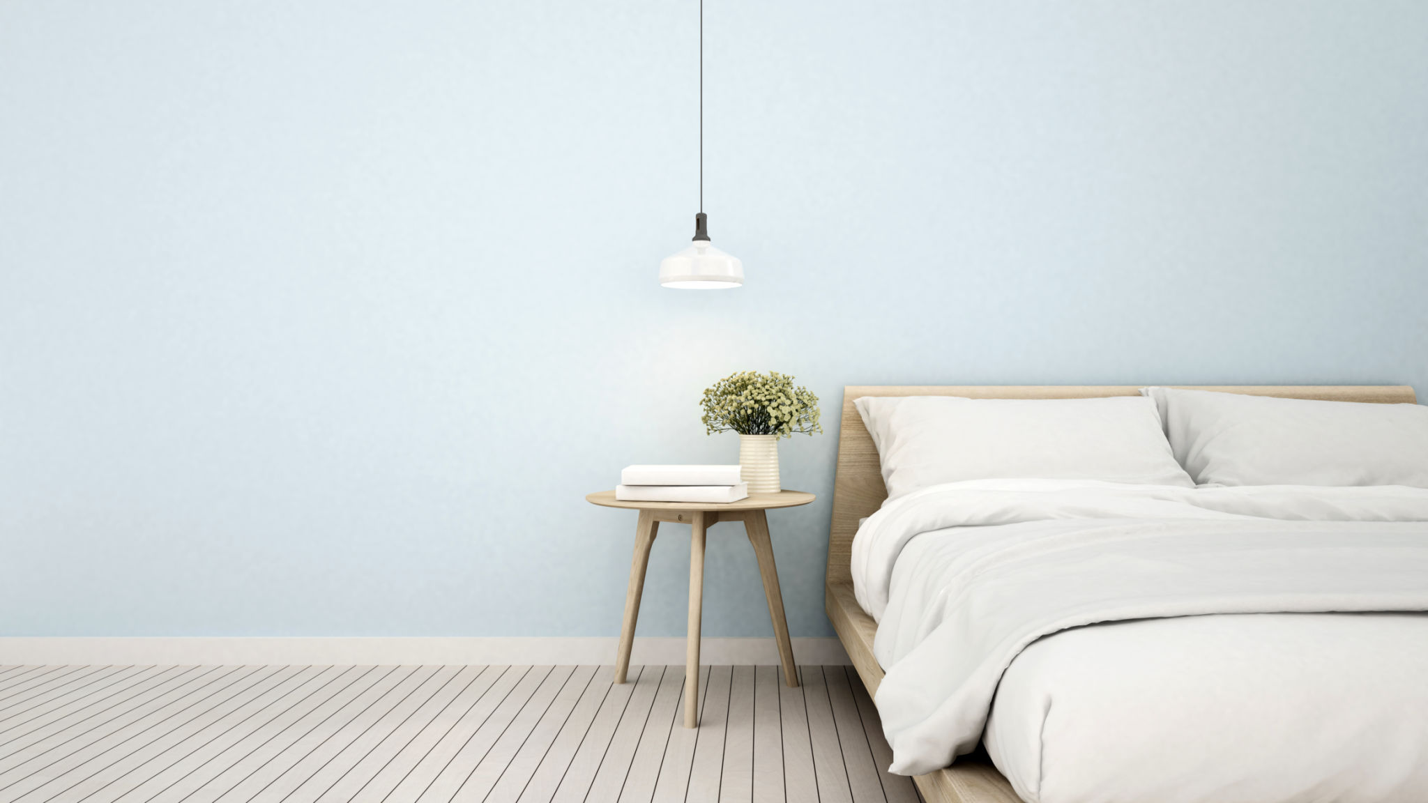 clean bedroom