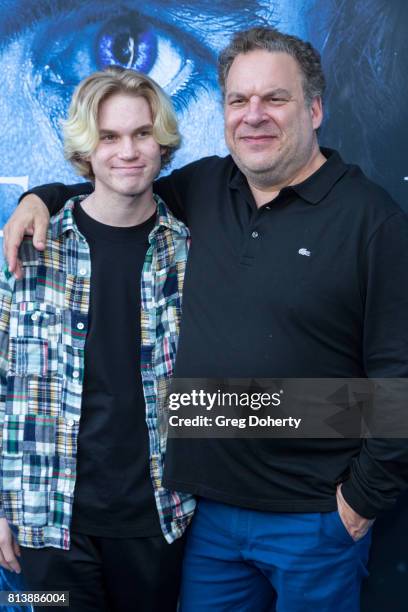 Actor Jeff Garlin and son Duke Garlin attend the Premiere Of HBO's "Game Of Thrones" Season 7 at Walt Disney Concert Hall on July 12, 2017 in Los...