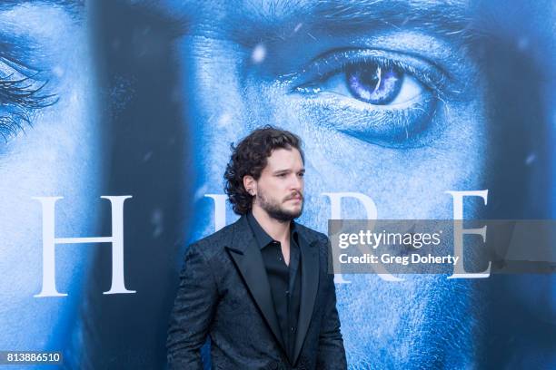 Actor Kit Harington attends the Premiere Of HBO's "Game Of Thrones" Season 7 at Walt Disney Concert Hall on July 12, 2017 in Los Angeles, California.