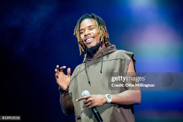 Fetty Wap perform onstage during Day 7 of the 50th Festival D'ete De Quebec on the Main stage stage on July 12, 2017 in Quebec City, Canada
