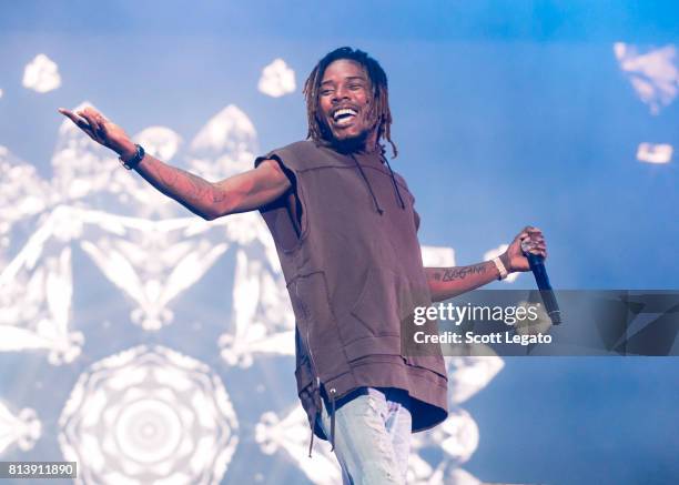 Fetty Wap performs on July 12, 2017 in Quebec City, Canada.