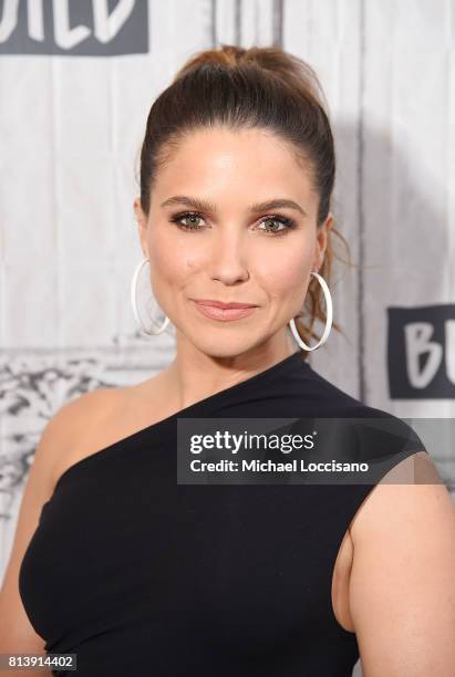 Actress Sophia Bush visits the Build Series to discuss The #NoHormonesPlz Initiative at Build Studio on July 13, 2017 in New York City.