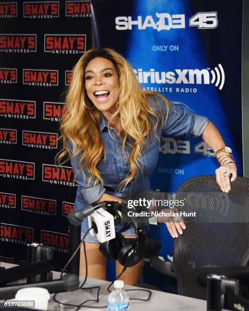 American Television host Wendy Williams visits "Shade 45" hosted by Sway at SiriusXM Studios on July 13, 2017 in New York City.