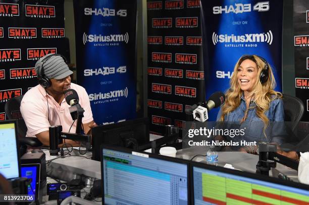 American Television host Wendy Williams visits "Shade 45" hosted by Sway at SiriusXM Studios on July 13, 2017 in New York City.