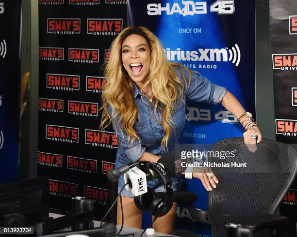 American Television host Wendy Williams visits "Shade 45" hosted by Sway at SiriusXM Studios on July 13, 2017 in New York City.