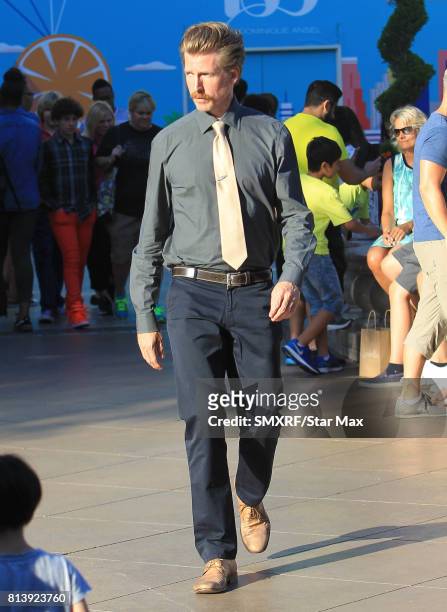 Josh Meyers is seen on July 12, 2017 in Los Angeles, California.