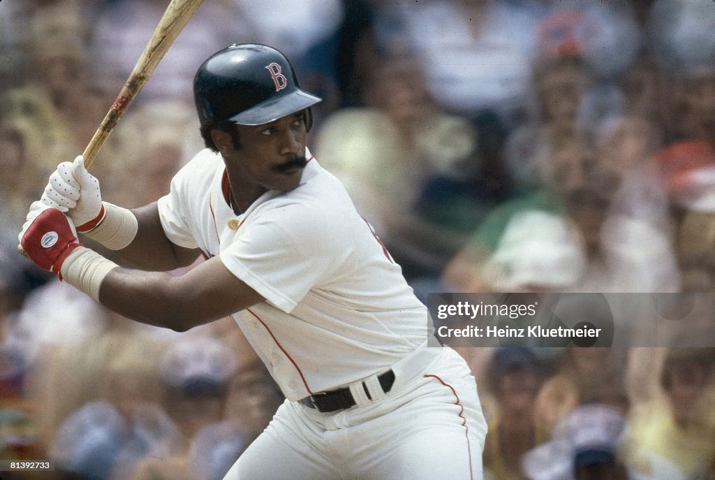 Boston Red Sox Jim Rice in action vs Seattle Mariners, Boston, MA News ...
