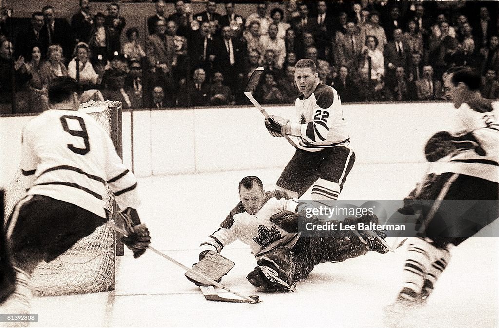 Toronto Maple Leafs Goalie Johnny Bower, 1964 Stanley Cup Finals