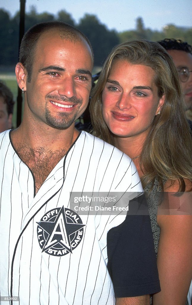 Andre Agassi and Brooke Shields...