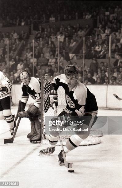 Hockey: NHL Playoffs, Boston Bruins Bobby Orr in action vs Chicago Blackhawks, Boston, MA 4/23/1970