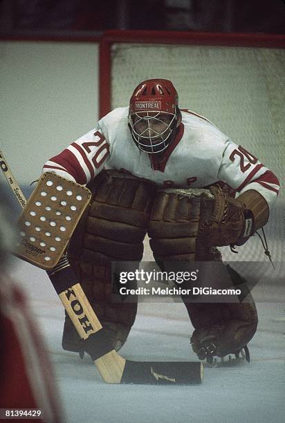 Hockey: The Summit Series, Soviet Union goalie Vladislav Tretiak in action vs Canada, Game 1, Montreal, Canada 9/2/1972