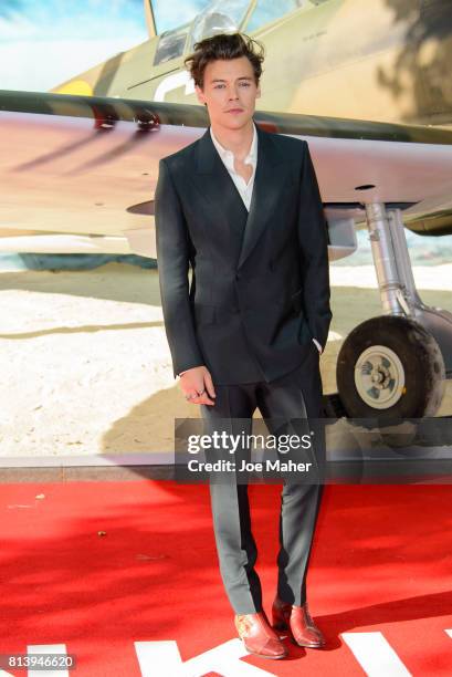 Harry Styles arriving at the 'Dunkirk' World Premiere at Odeon Leicester Square on July 13, 2017 in London, England.