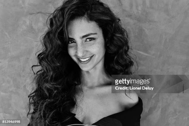 Actress Medalion Rahimi is photographed for Self Assignment on August 1, 2016 in Los Angeles, California.