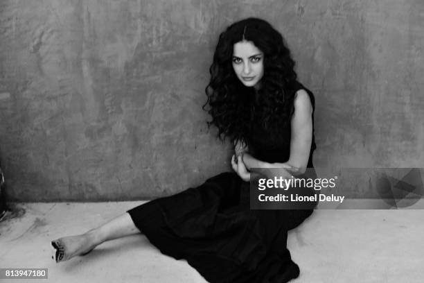 Actress Medalion Rahimi is photographed for Self Assignment on August 1, 2016 in Los Angeles, California.