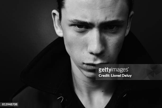 Actor Owen Teague is photographed for Fault Magazine on May 26, 2016 in Los Angeles, California.